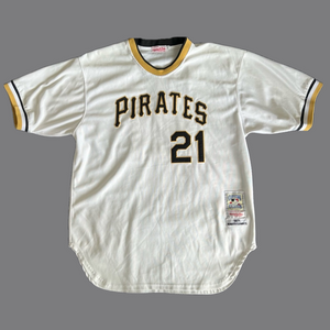 Roberto Clemente Pittsburgh Pirates Mitchell & Ness Vintage Baseball Jersey
